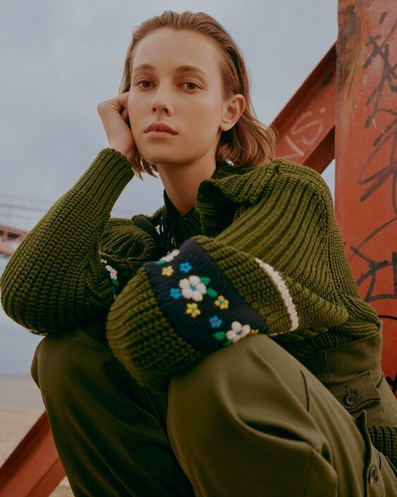 Mali Koopman featured in  the mytheresa.com lookbook for Pre-Fall 2019