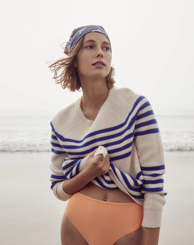 Mali Koopman featured in  the J.Crew lookbook for Spring/Summer 2021