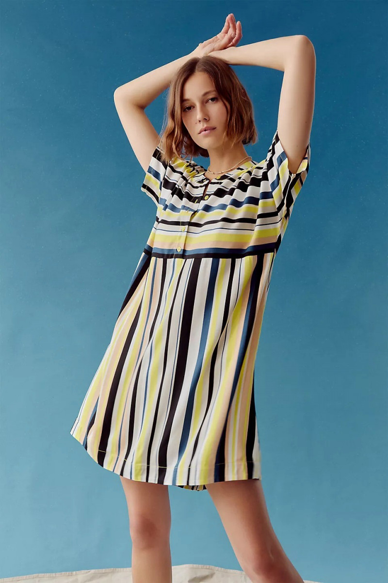Mali Koopman featured in  the Peter Som x Anthropologie lookbook for Spring/Summer 2021