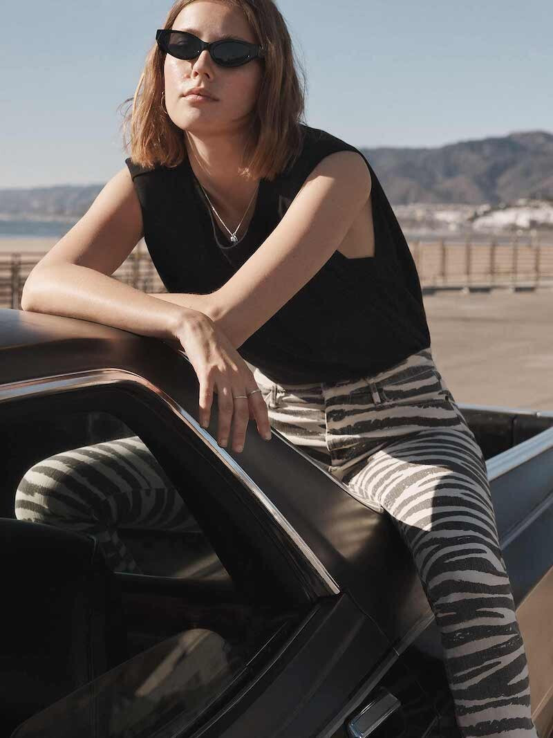 Mali Koopman featured in  the Shopbop lookbook for Spring 2021