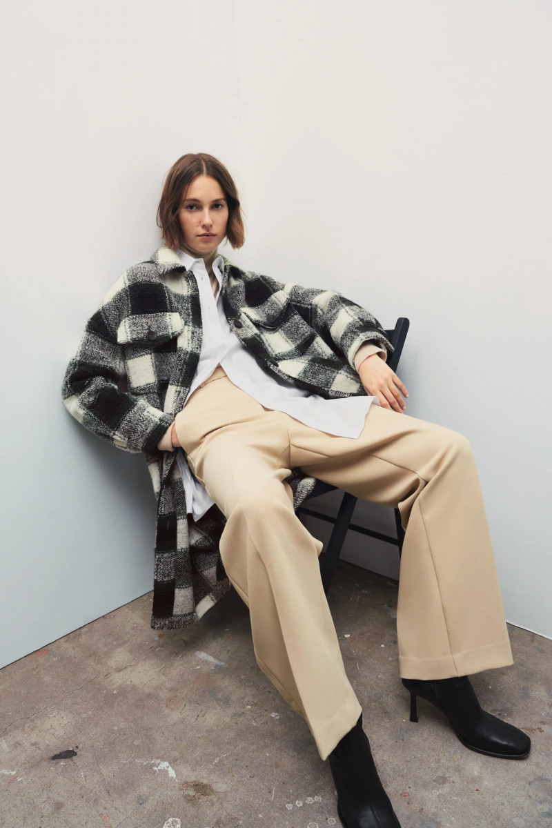 Mali Koopman featured in  the Zara catalogue for Winter 2021