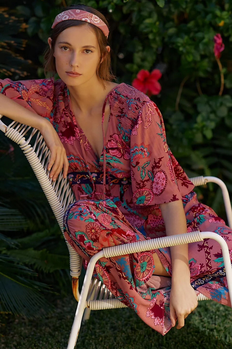 Mali Koopman featured in  the Anthropologie catalogue for Winter 2021