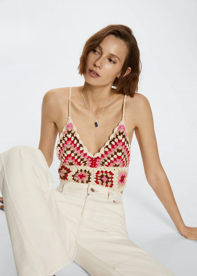 Mali Koopman featured in  the Mango catalogue for Summer 2022