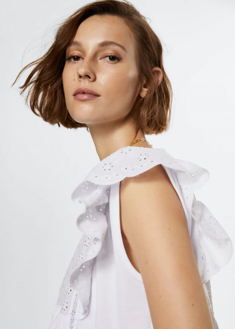 Mali Koopman featured in  the Mango catalogue for Summer 2022