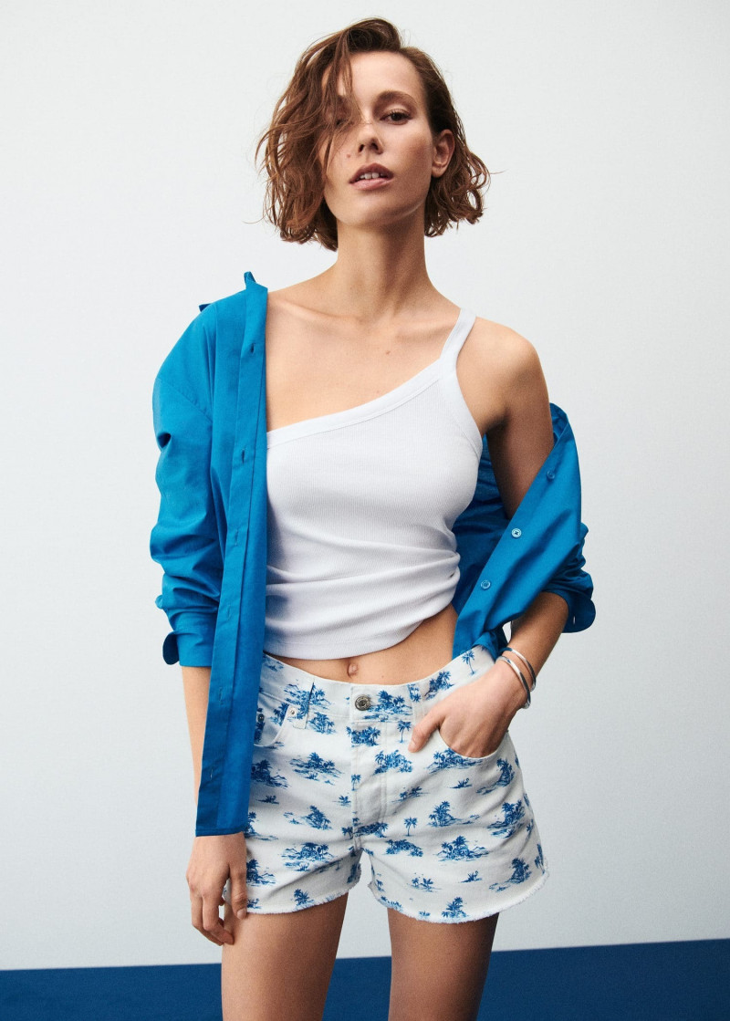 Mali Koopman featured in  the Mango catalogue for Summer 2022