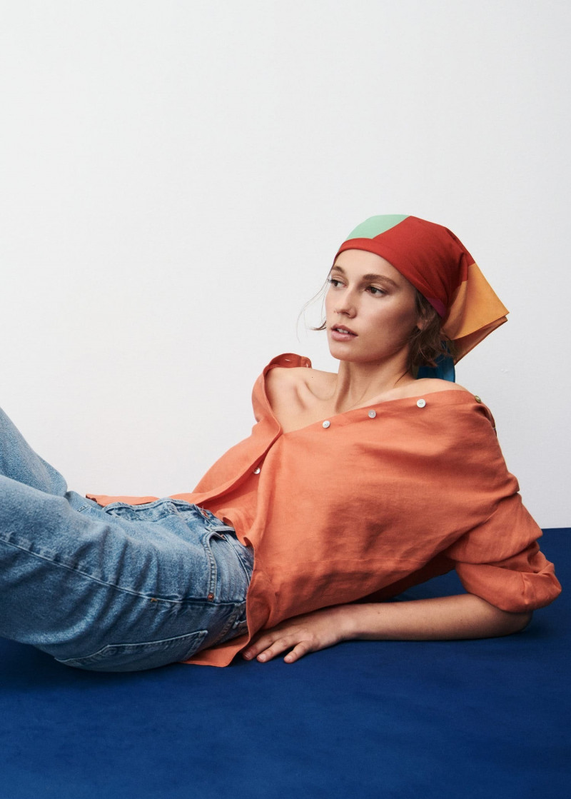 Mali Koopman featured in  the Mango catalogue for Summer 2022