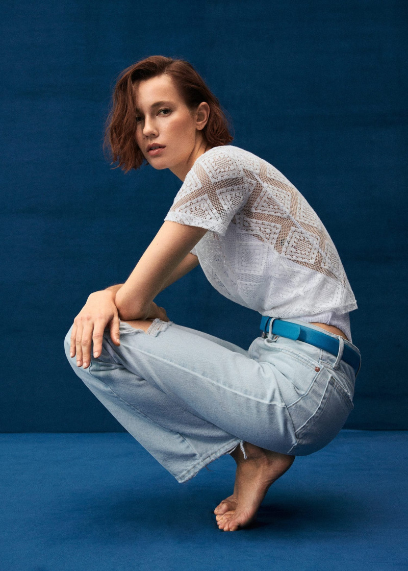 Mali Koopman featured in  the Mango catalogue for Summer 2022