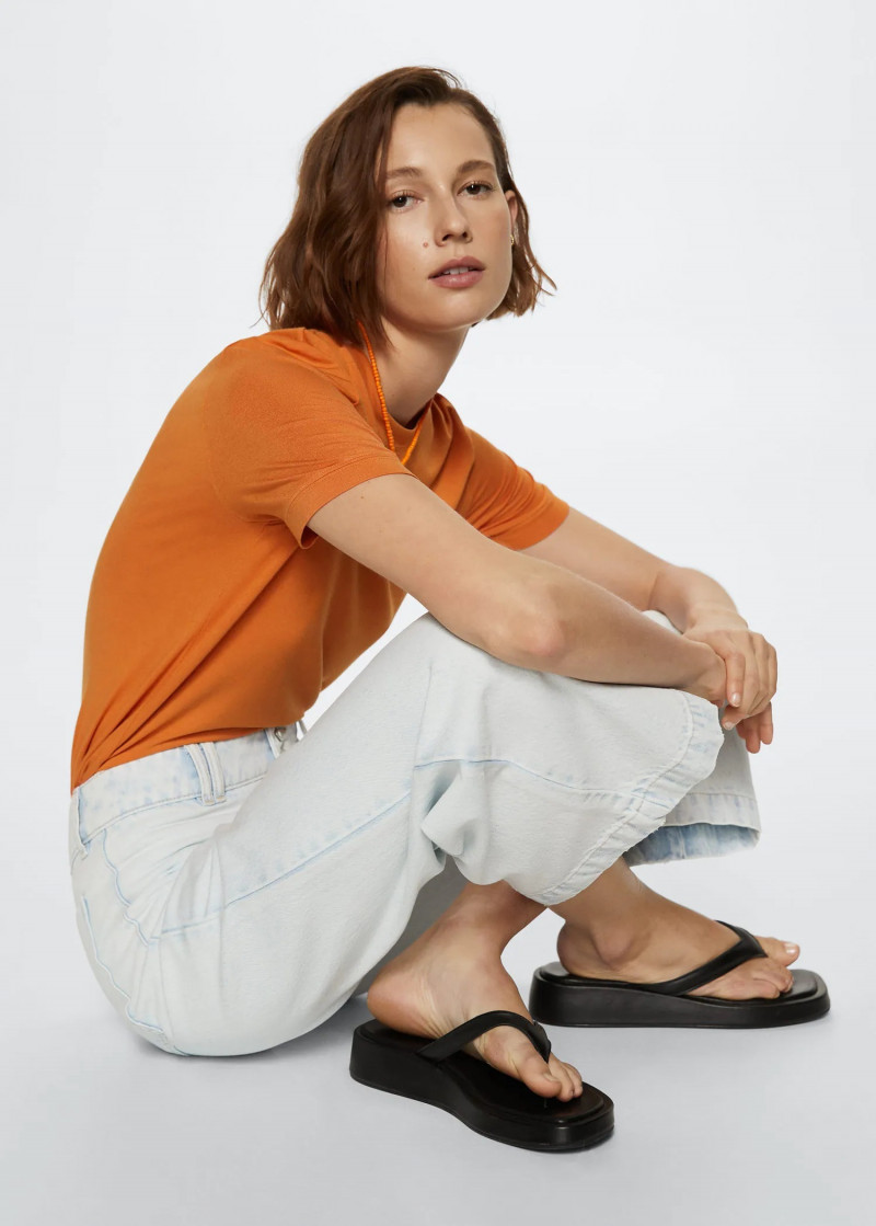 Mali Koopman featured in  the Mango catalogue for Summer 2022