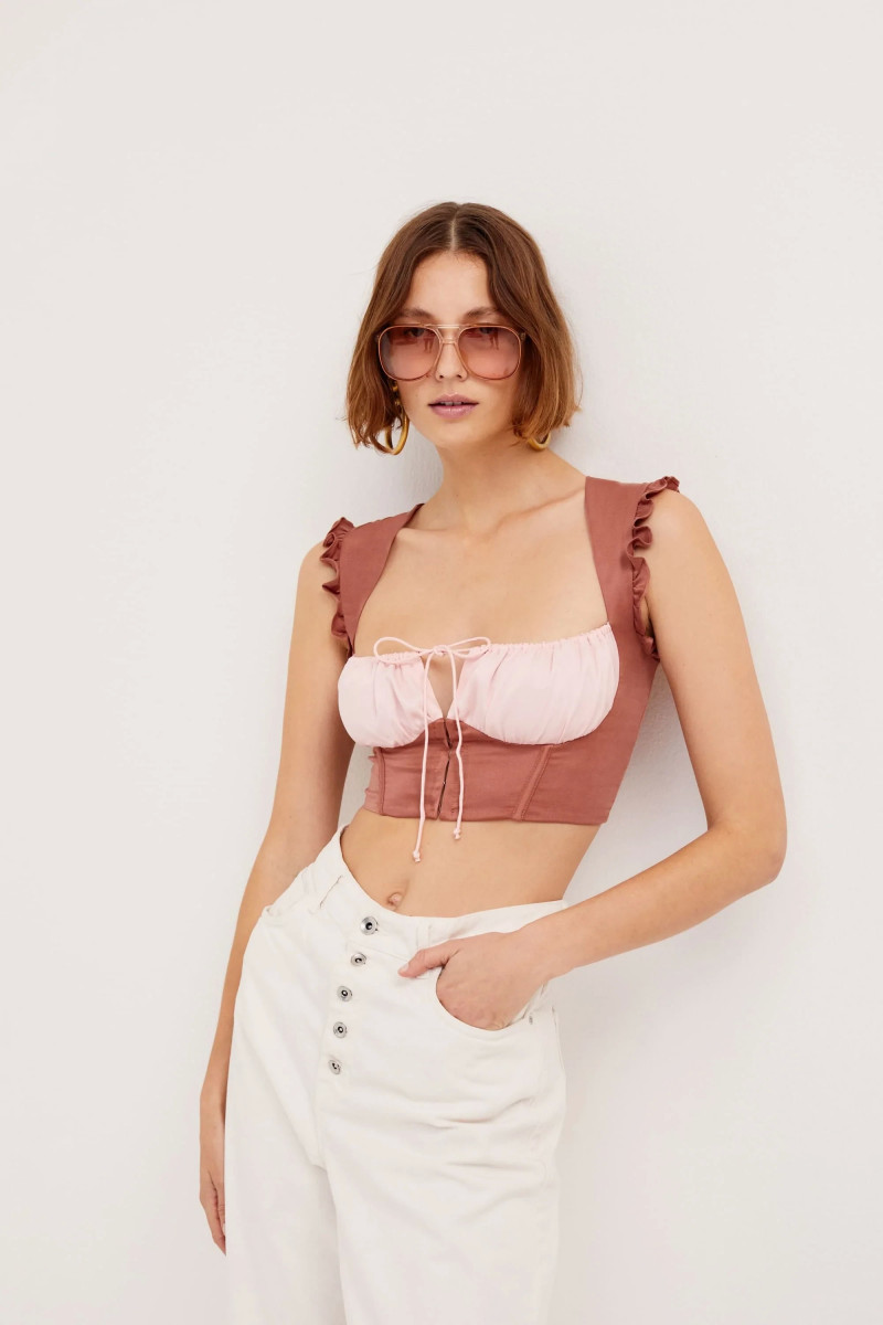 Mali Koopman featured in  the For Love & Lemons catalogue for Summer 2022