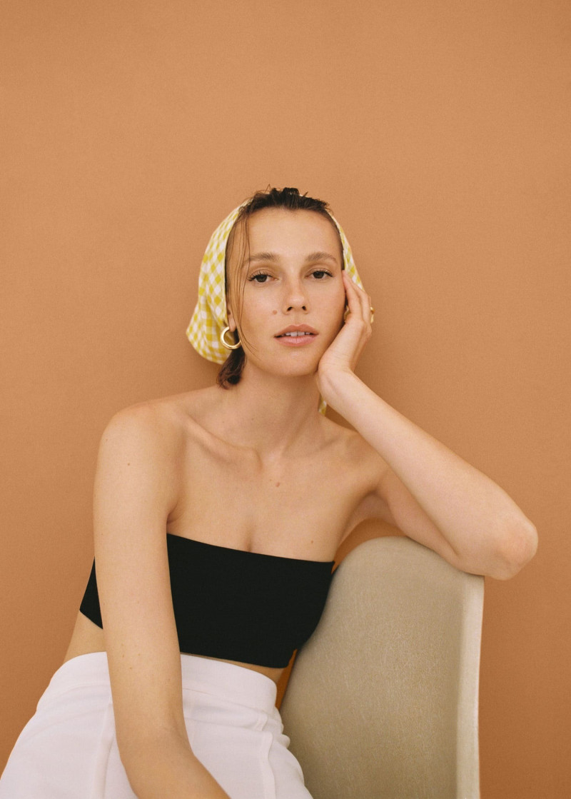 Mali Koopman featured in  the Mango catalogue for Summer 2022