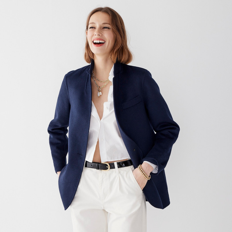 Mali Koopman featured in  the J.Crew catalogue for Autumn/Winter 2022