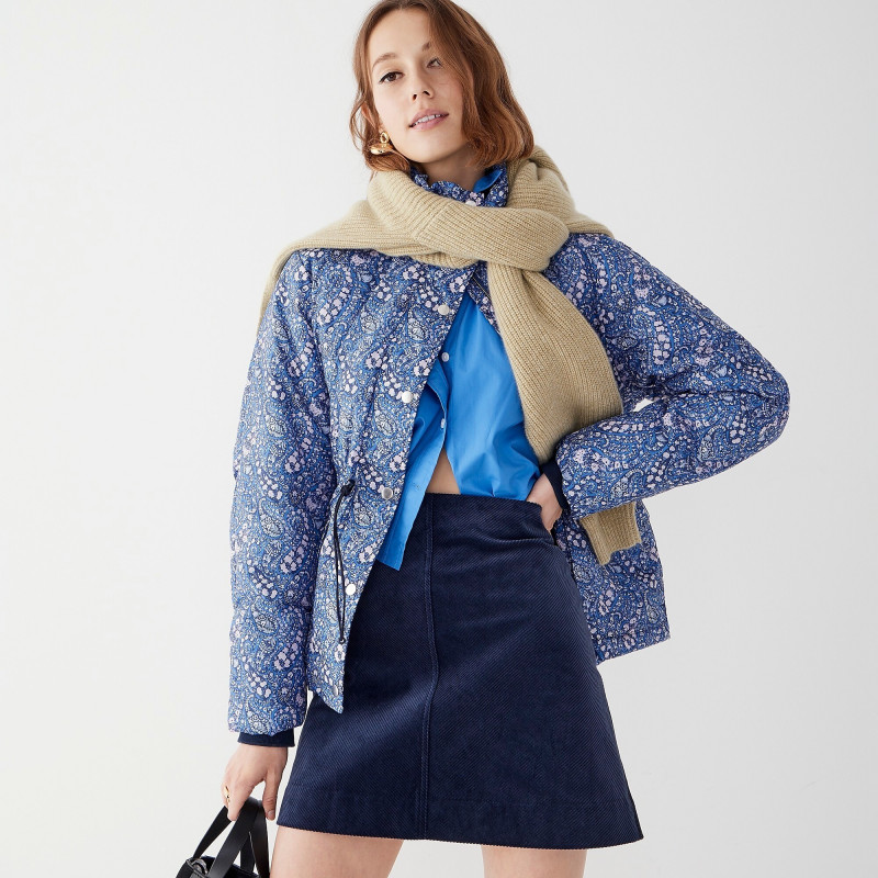 Mali Koopman featured in  the J.Crew catalogue for Autumn/Winter 2022