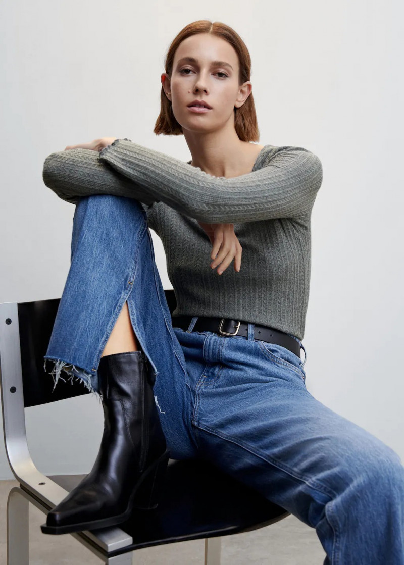 Mali Koopman featured in  the Mango catalogue for Winter 2022