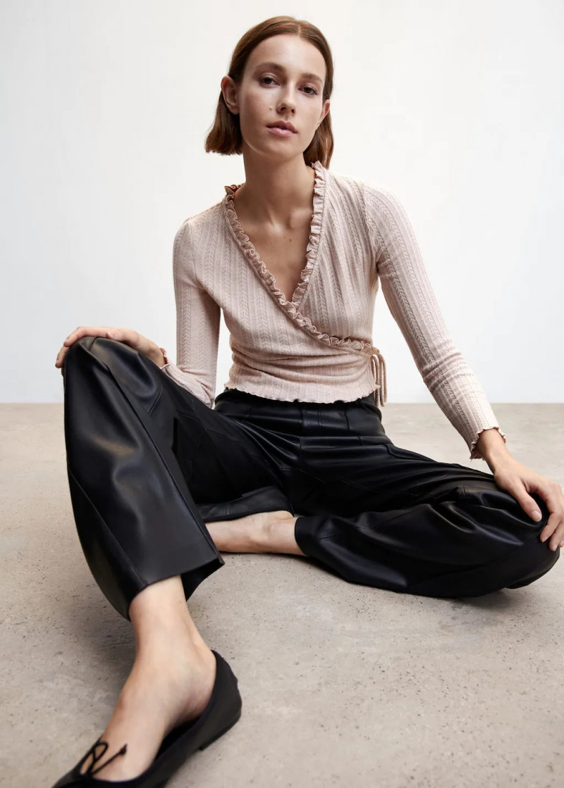 Mali Koopman featured in  the Mango catalogue for Winter 2022