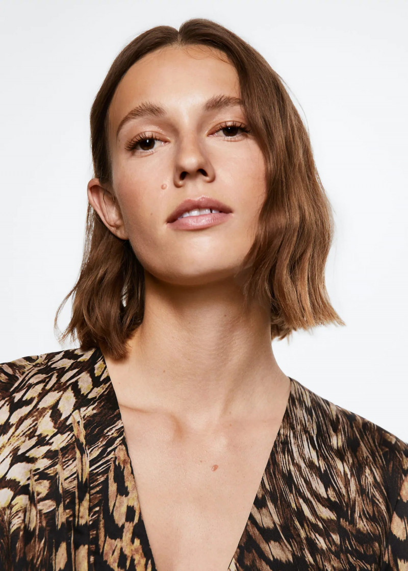 Mali Koopman featured in  the Mango catalogue for Winter 2022