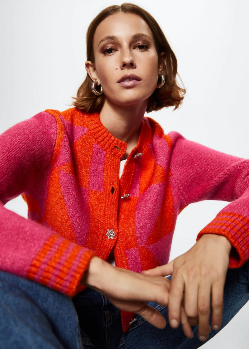 Mali Koopman featured in  the Mango catalogue for Winter 2022