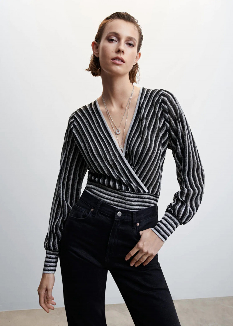 Mali Koopman featured in  the Mango catalogue for Winter 2022