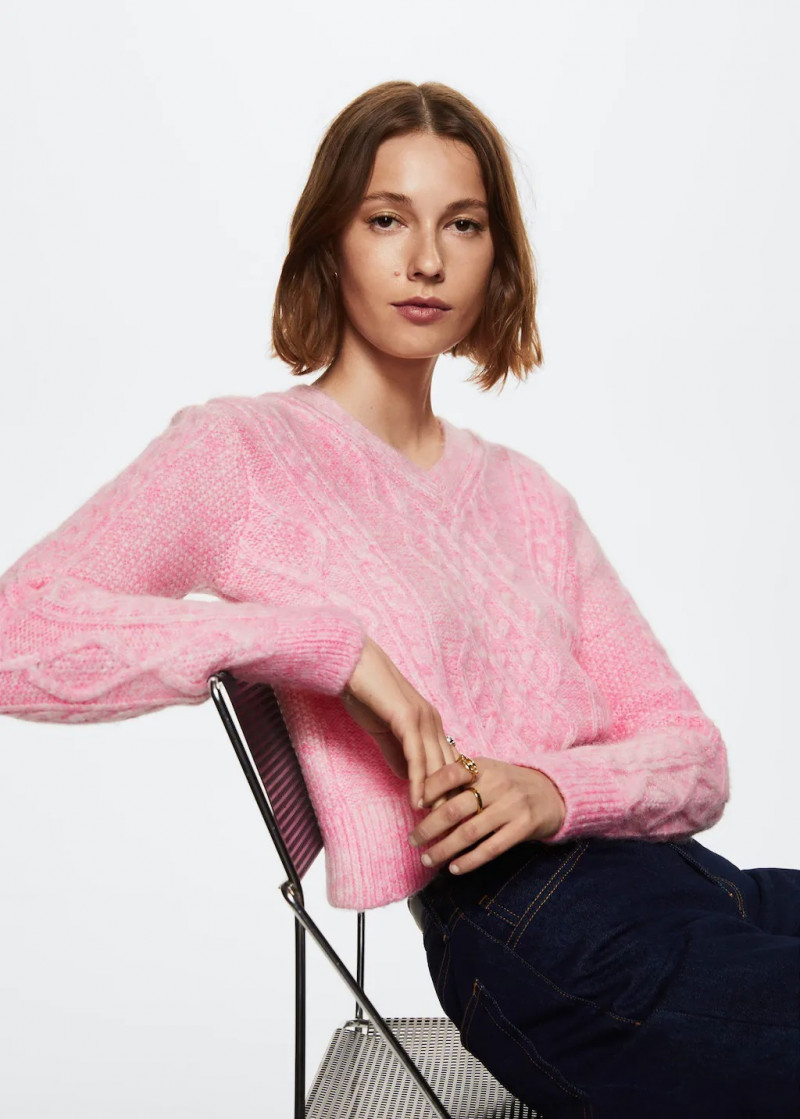 Mali Koopman featured in  the Mango catalogue for Winter 2022