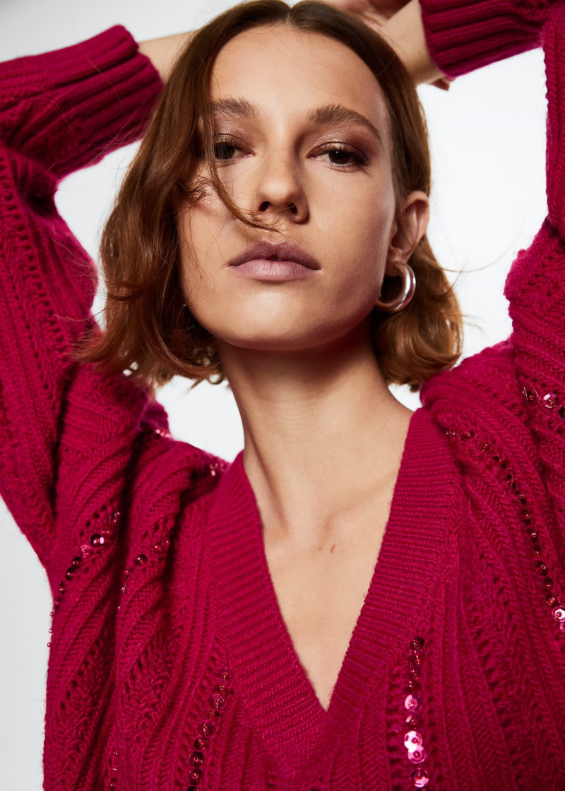 Mali Koopman featured in  the Mango catalogue for Winter 2022