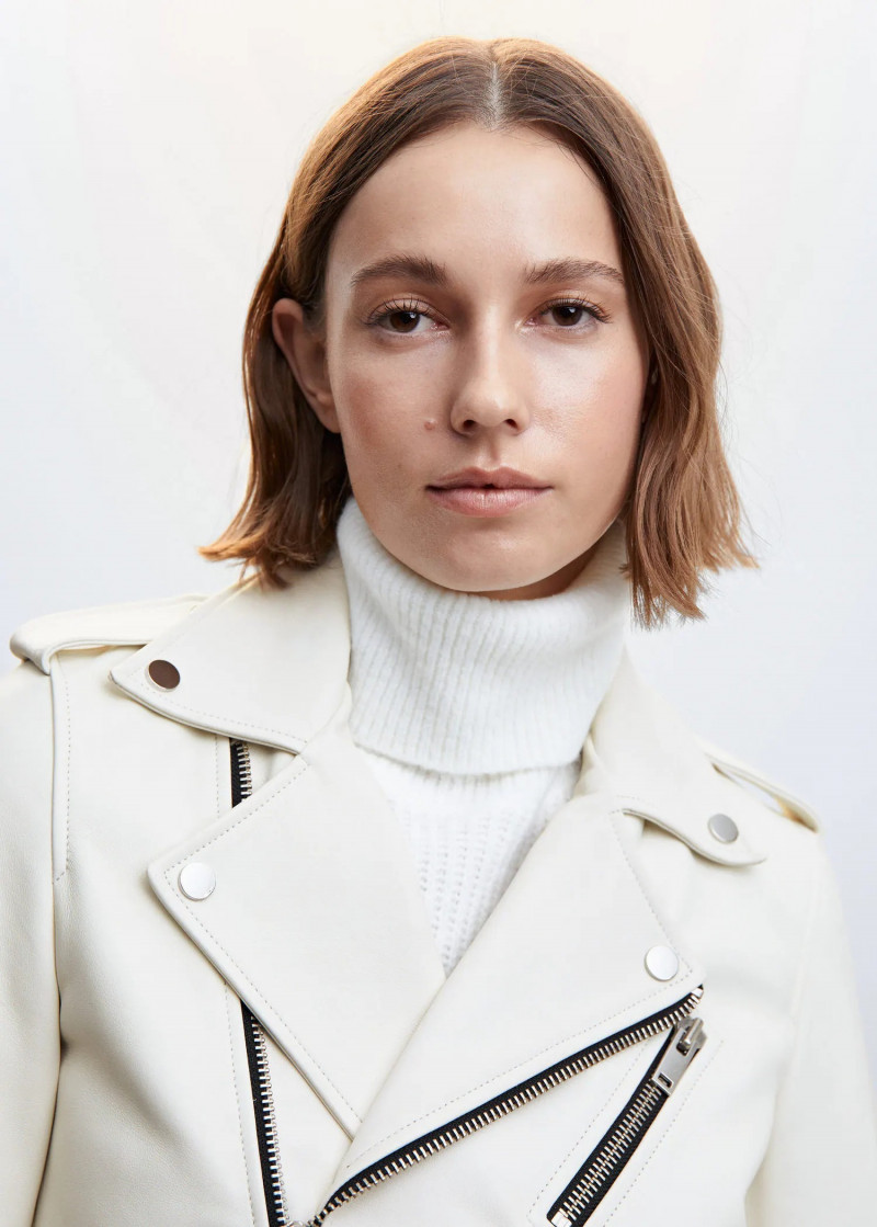 Mali Koopman featured in  the Mango catalogue for Winter 2022