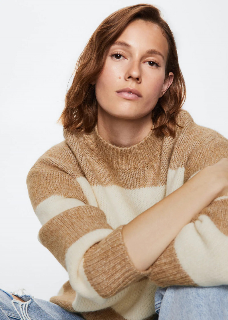 Mali Koopman featured in  the Mango catalogue for Winter 2022