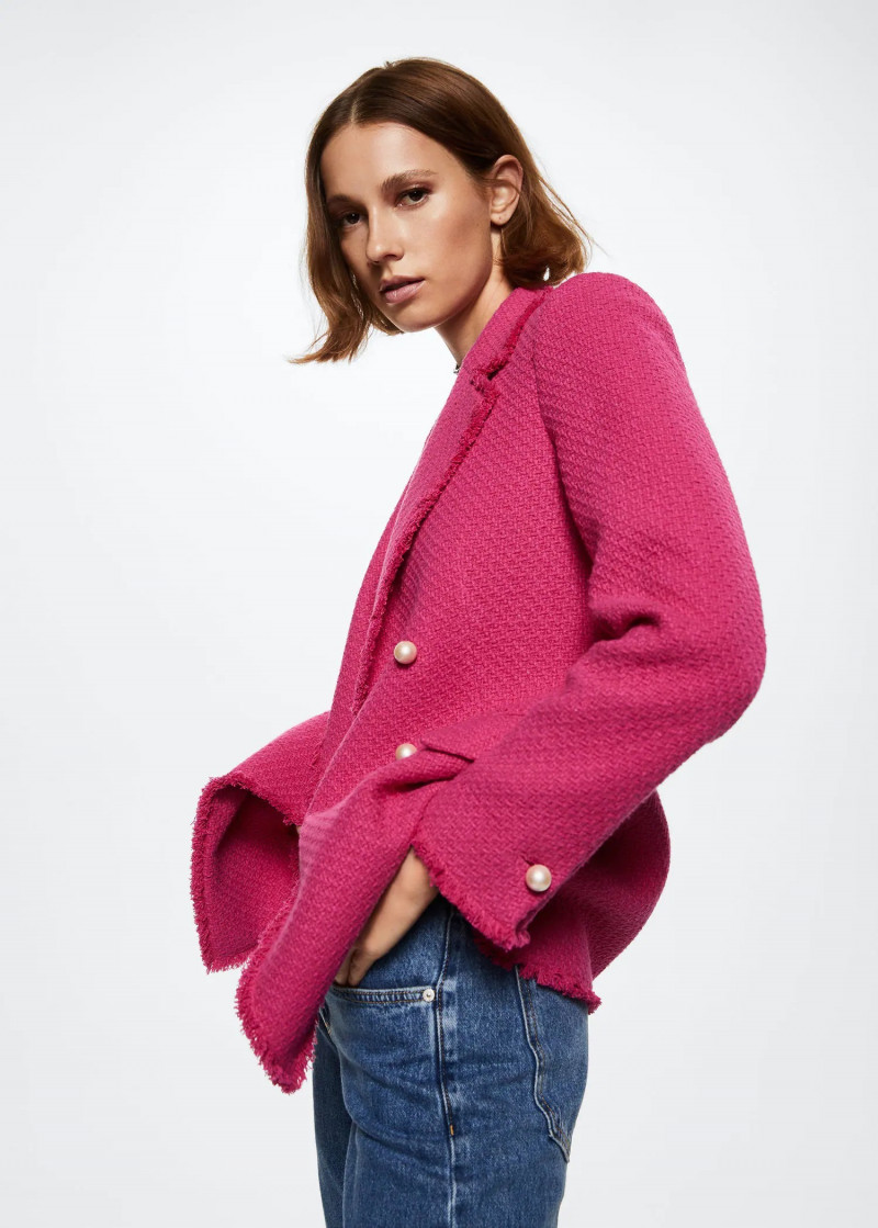 Mali Koopman featured in  the Mango catalogue for Winter 2022