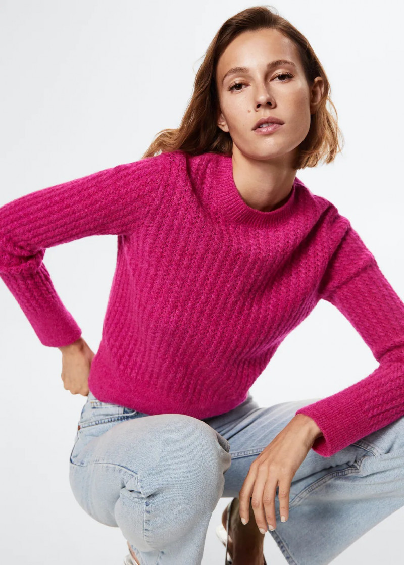 Mali Koopman featured in  the Mango catalogue for Winter 2022