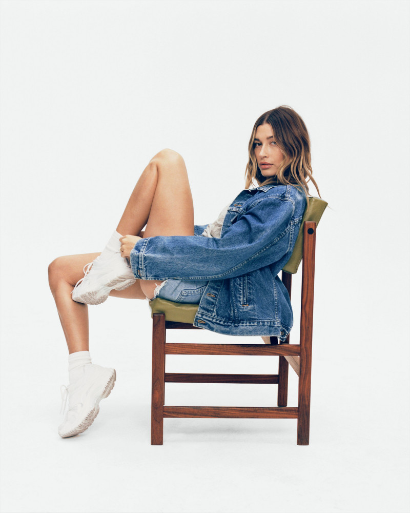 Hailey Baldwin Bieber featured in  the Levi’s 501 advertisement for Summer 2021
