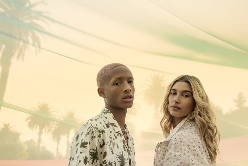 Hailey Baldwin Bieber featured in  the Levi’s advertisement for Spring/Summer 2020