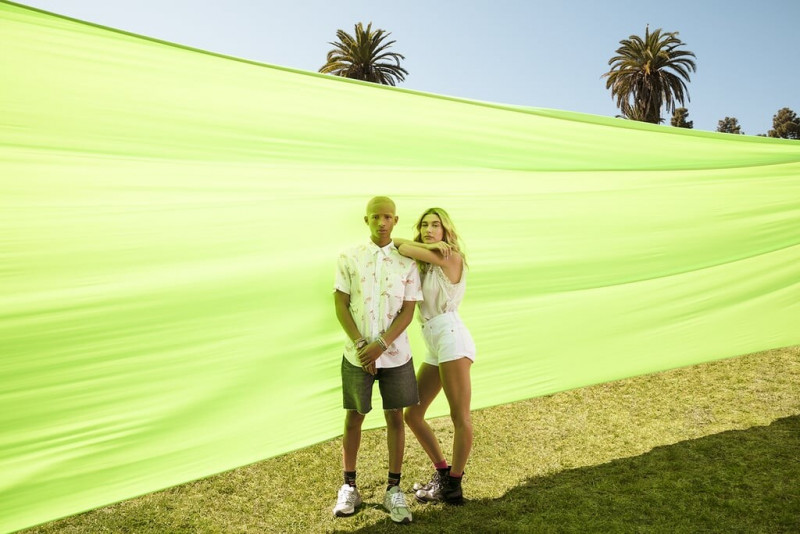 Hailey Baldwin Bieber featured in  the Levi’s advertisement for Spring/Summer 2020