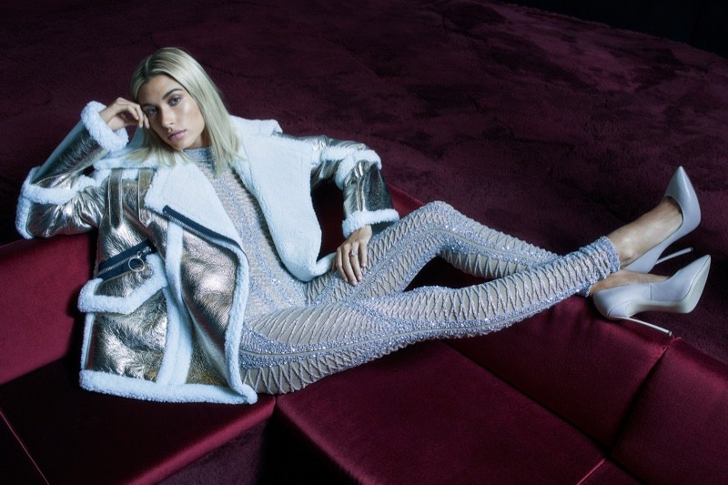 Hailey Baldwin Bieber featured in  the Nicole Benisti advertisement for Autumn/Winter 2018