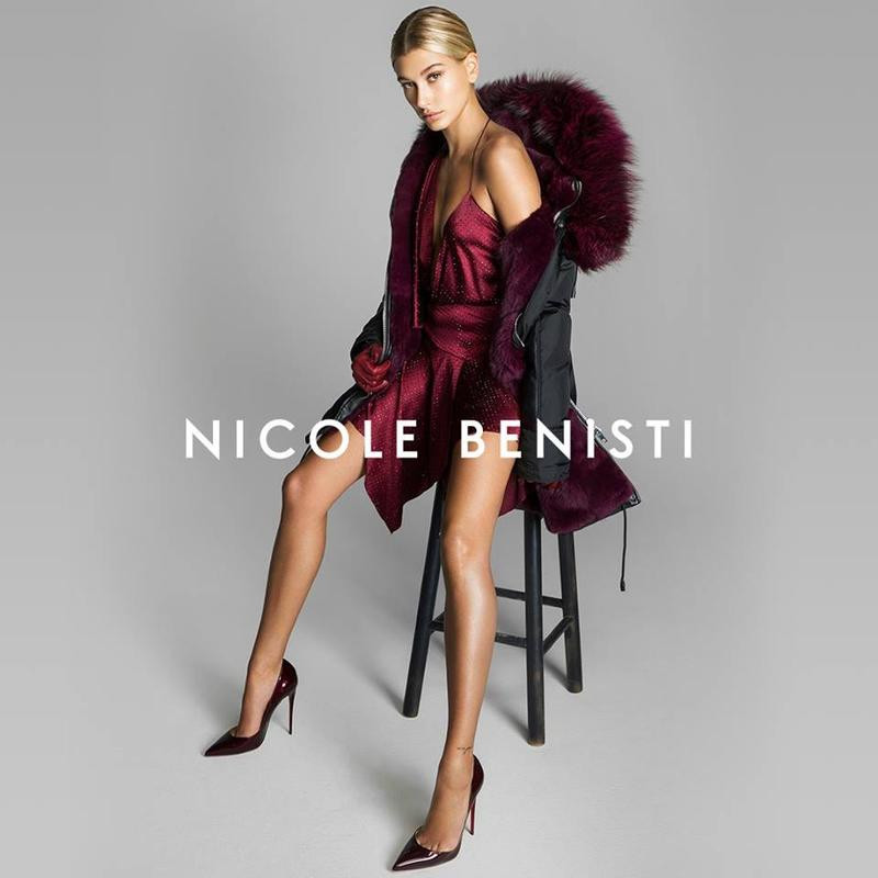 Hailey Baldwin Bieber featured in  the Nicole Benisti advertisement for Autumn/Winter 2017