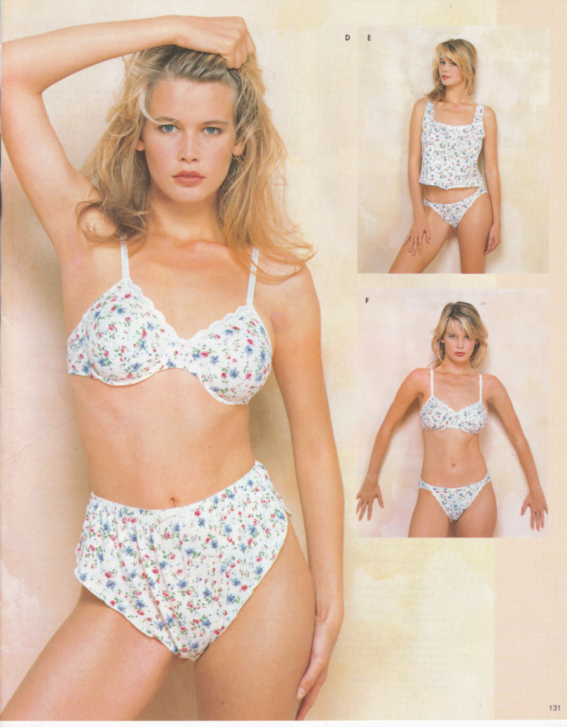 Claudia Schiffer featured in  the Next catalogue for Spring/Summer 1990