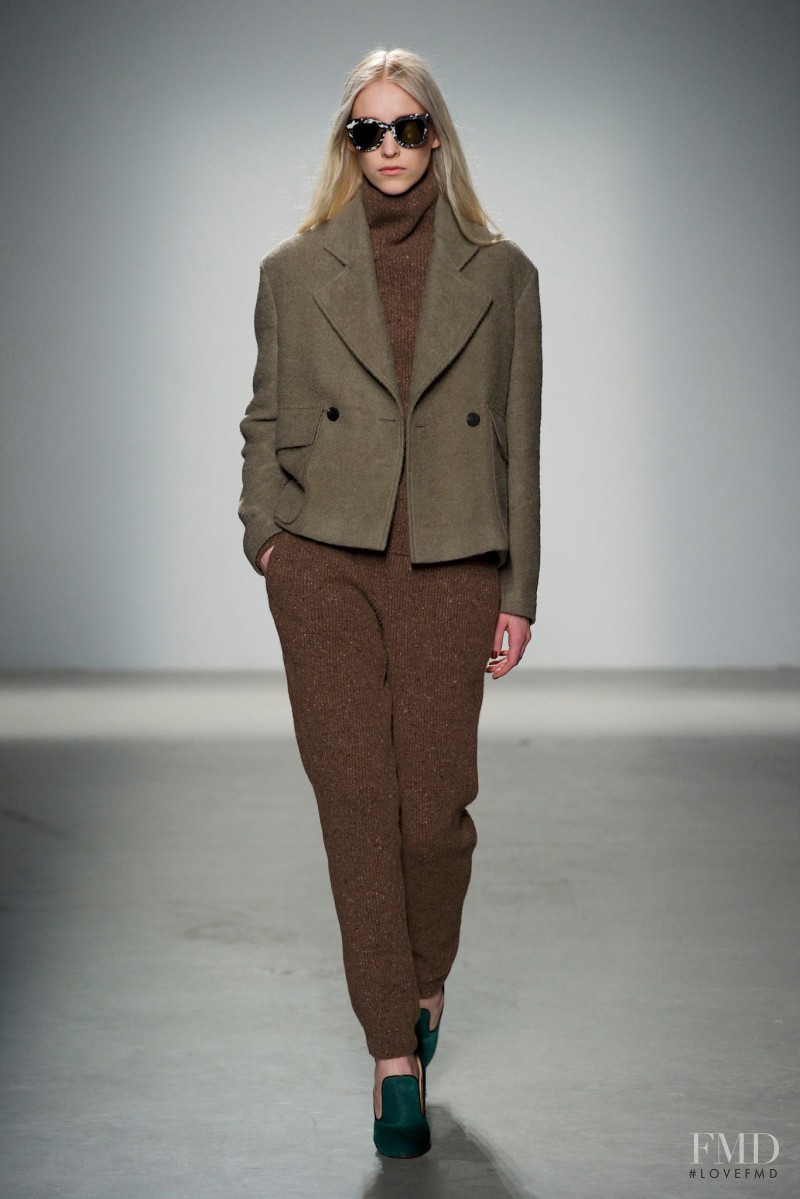 Eva Berzina featured in  the Damir Doma fashion show for Autumn/Winter 2014