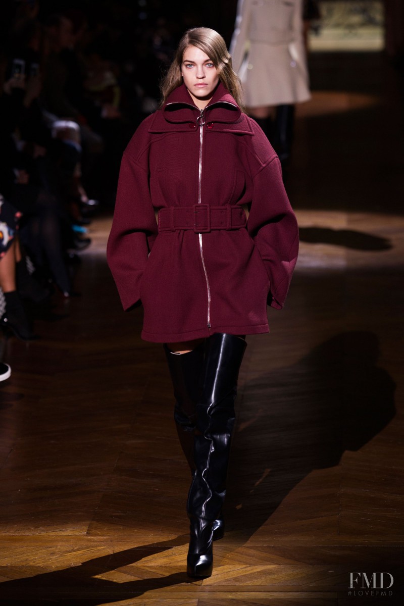 Samantha Gradoville featured in  the Carven fashion show for Autumn/Winter 2014