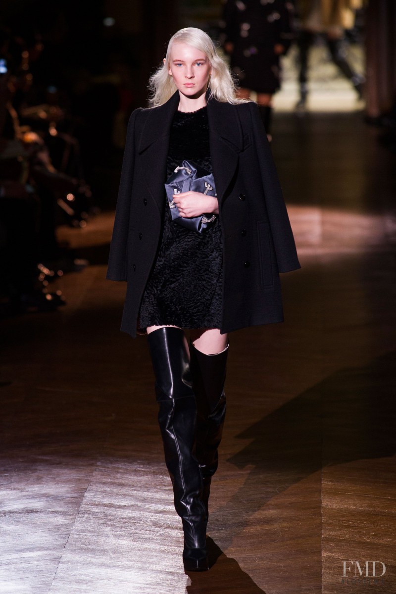 Nastya Sten featured in  the Carven fashion show for Autumn/Winter 2014