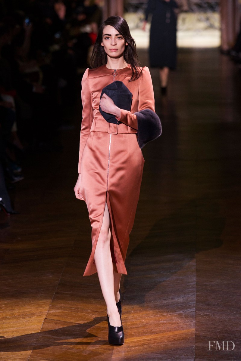 Cristina Piccone featured in  the Carven fashion show for Autumn/Winter 2014