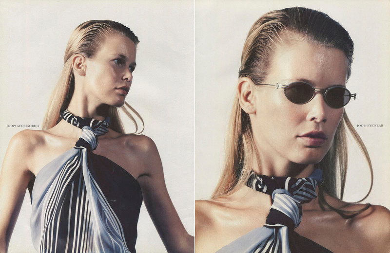 Claudia Schiffer featured in  the Joop advertisement for Spring/Summer 1998