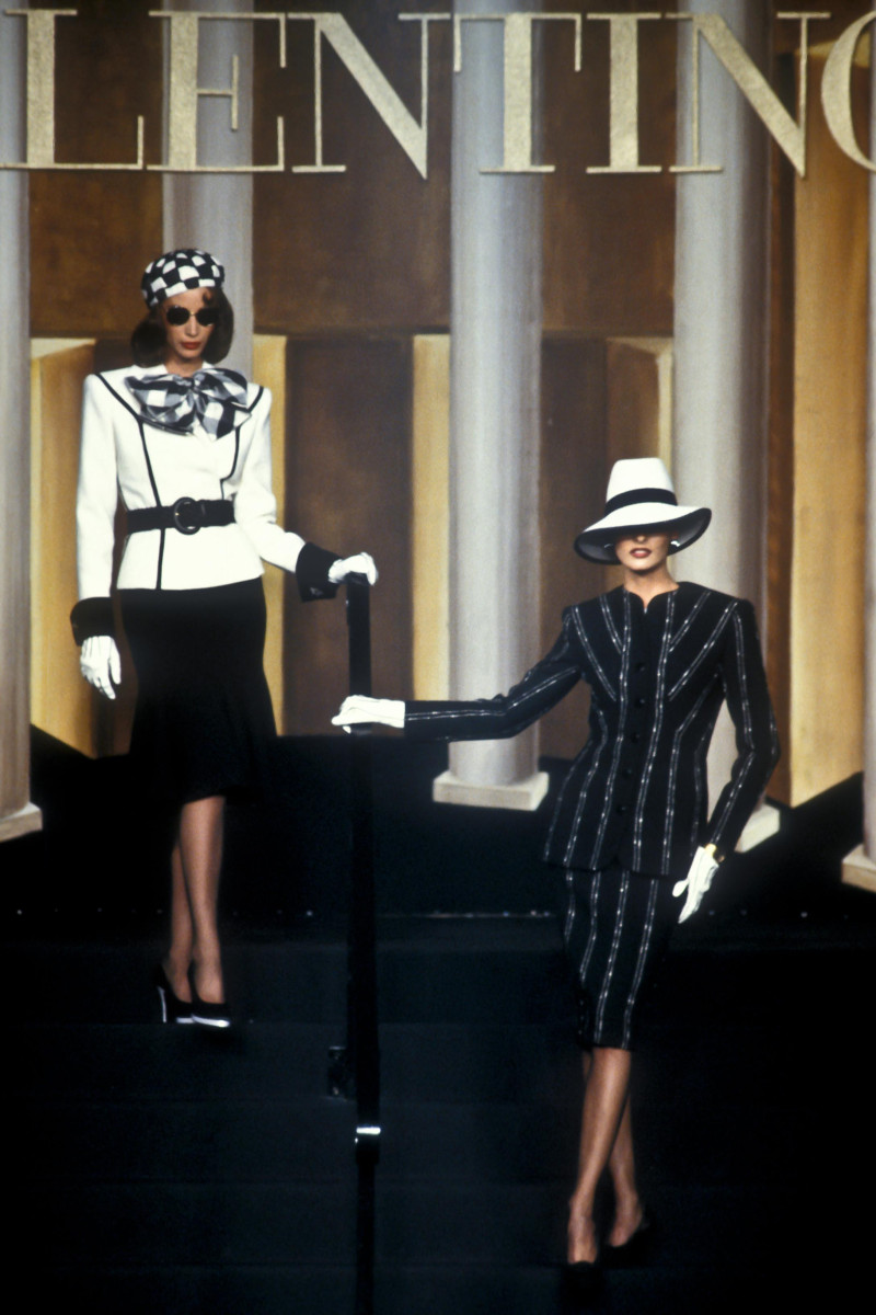 Christy Turlington featured in  the Valentino Couture fashion show for Autumn/Winter 1992