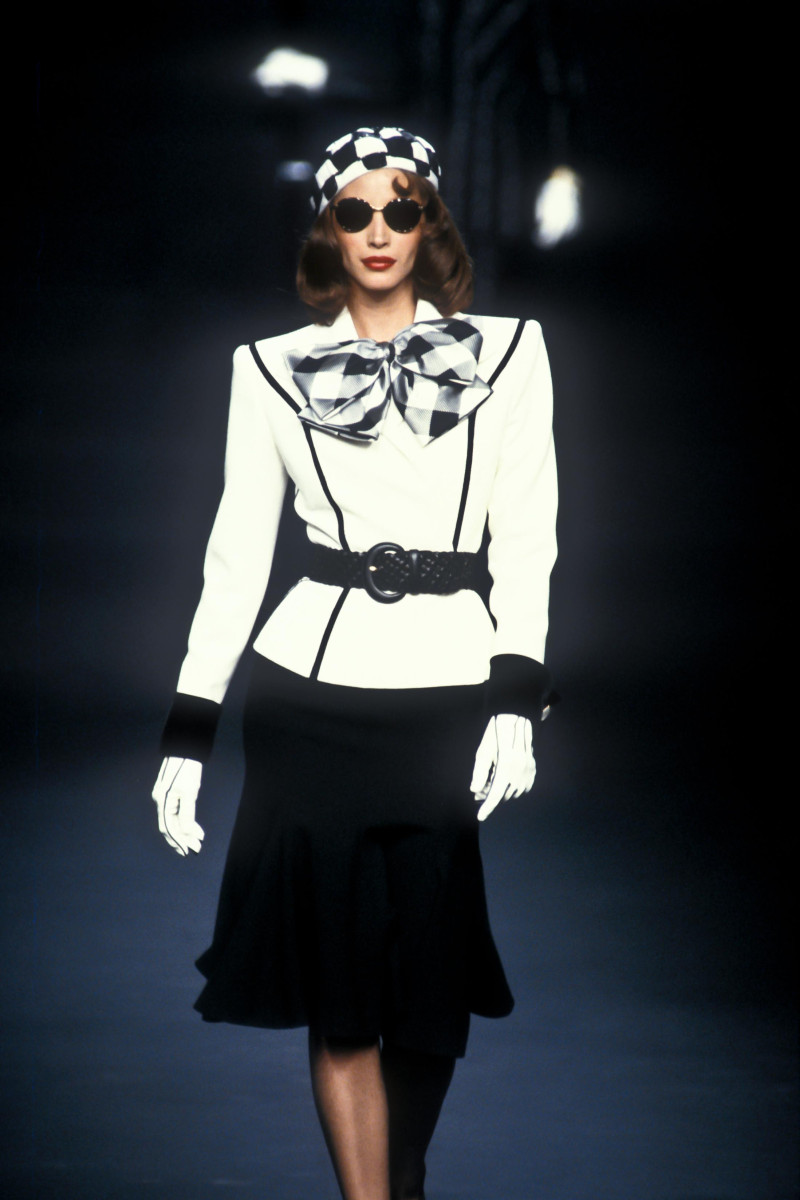 Christy Turlington featured in  the Valentino Couture fashion show for Autumn/Winter 1992