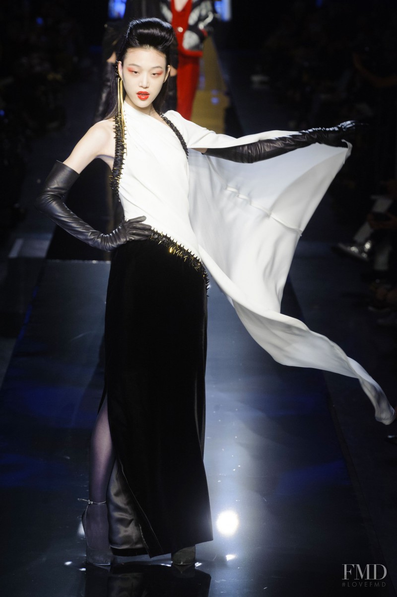 So Ra Choi featured in  the Jean Paul Gaultier Haute Couture fashion show for Autumn/Winter 2014