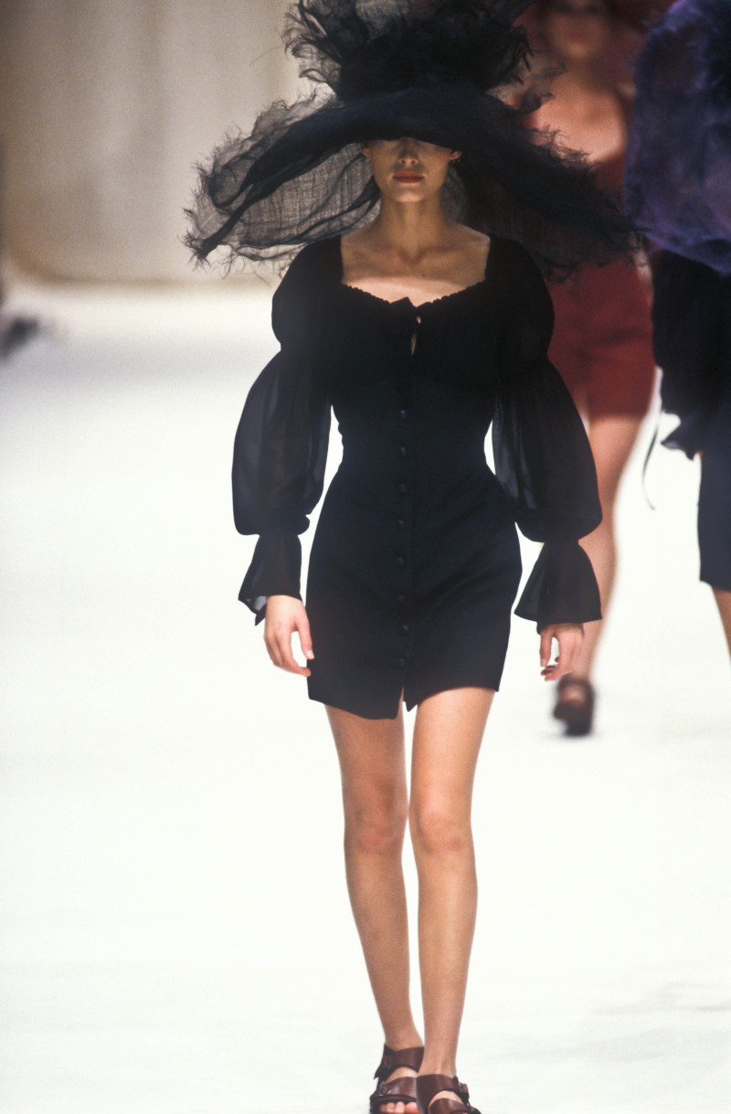 Amber Valletta featured in  the byblos fashion show for Spring/Summer 1994