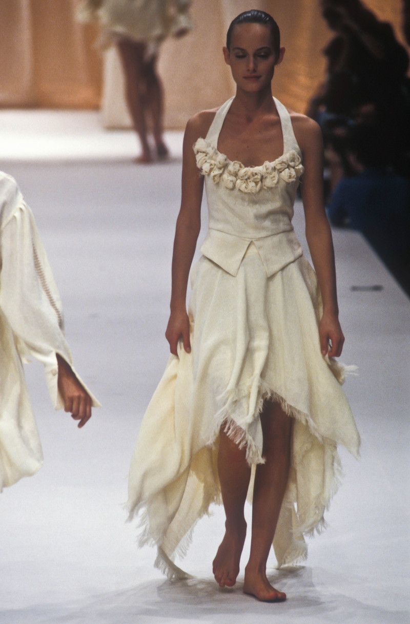 Amber Valletta featured in  the byblos fashion show for Spring/Summer 1994