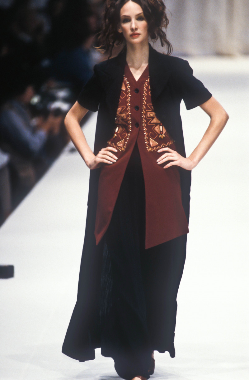 Debbie Deitering featured in  the byblos fashion show for Spring/Summer 1994