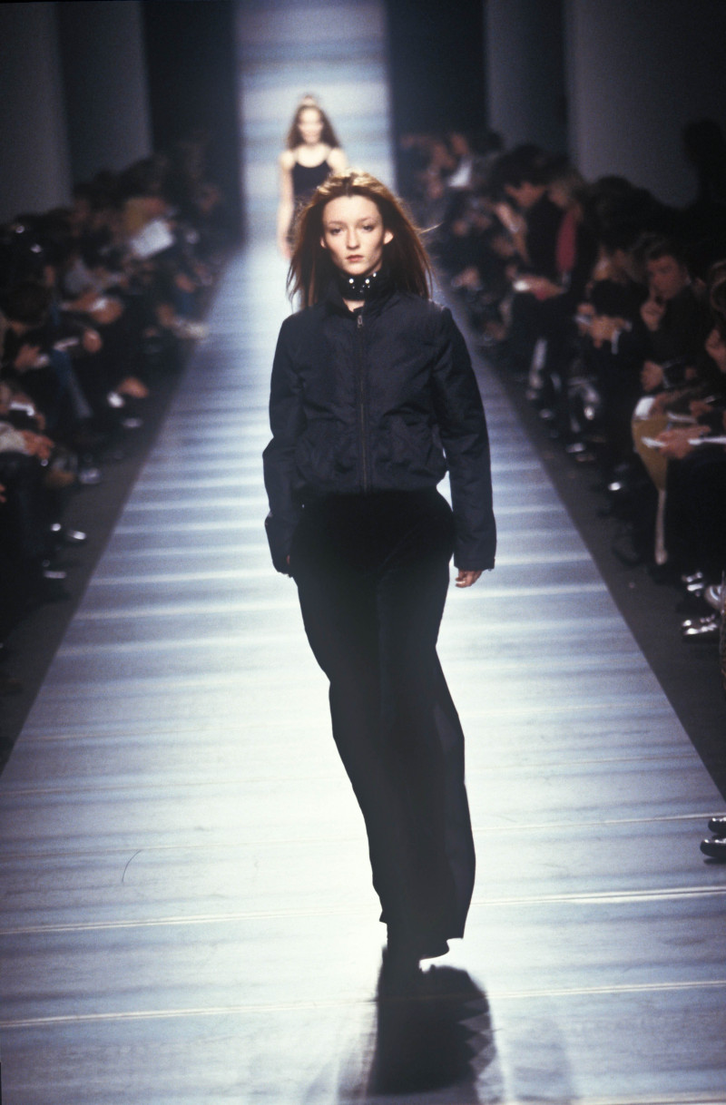 Audrey Marnay featured in  the byblos fashion show for Autumn/Winter 1999