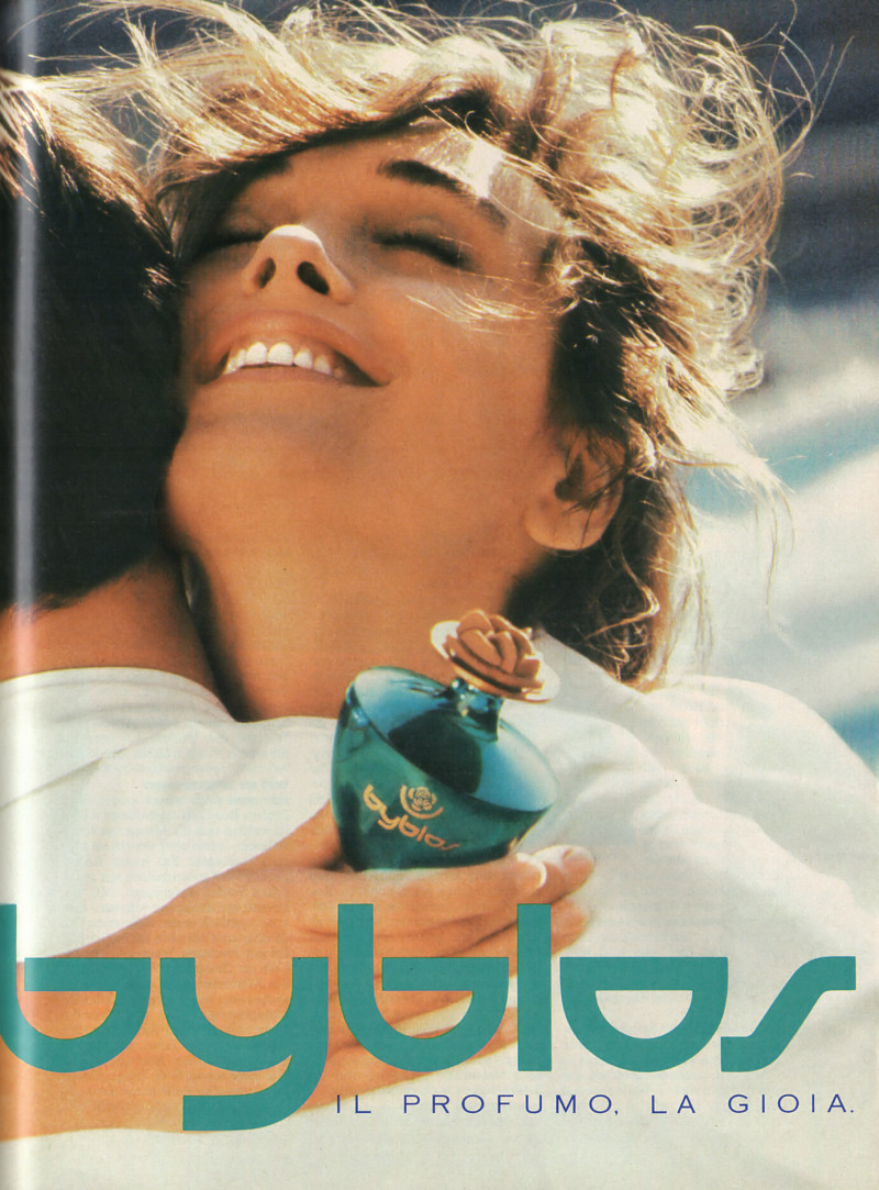 byblos Perfume advertisement for Autumn/Winter 1990