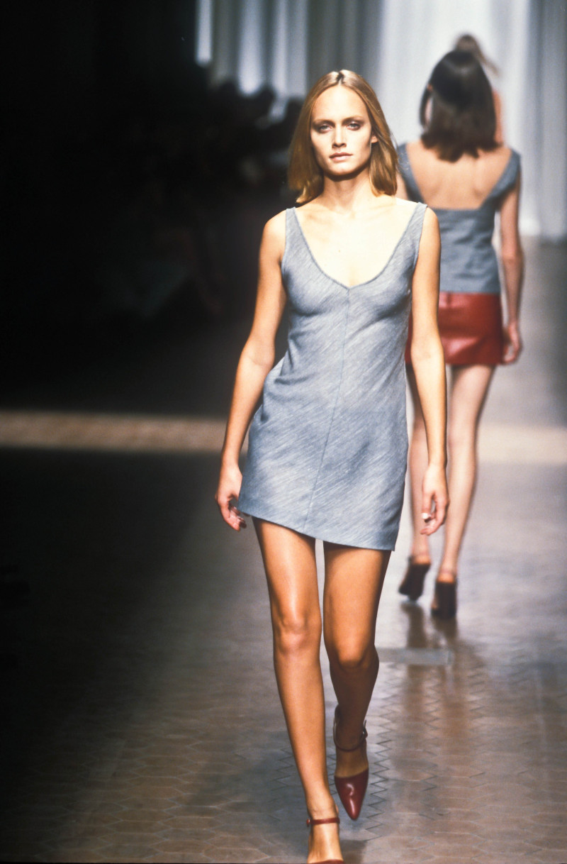 Amber Valletta featured in  the byblos fashion show for Spring/Summer 1998
