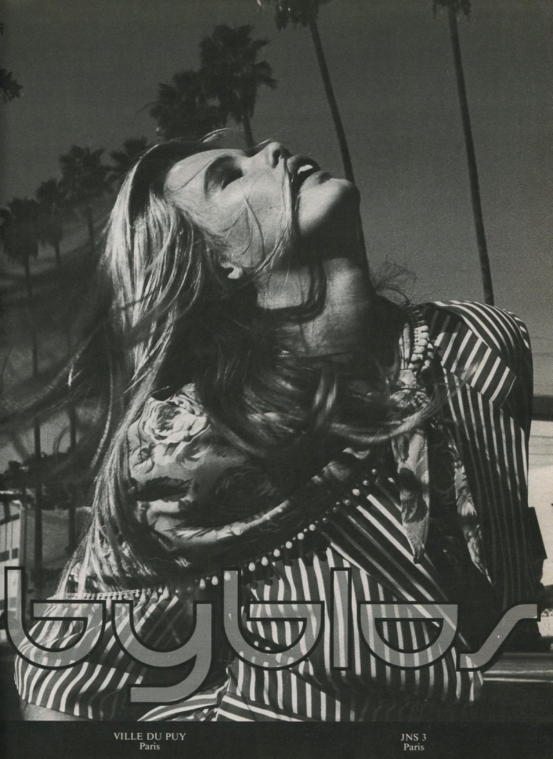 Claudia Schiffer featured in  the byblos advertisement for Spring/Summer 1990