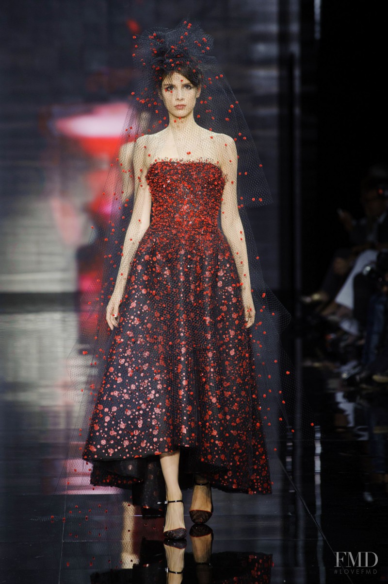 Brenda Kranz featured in  the Armani Prive fashion show for Autumn/Winter 2014