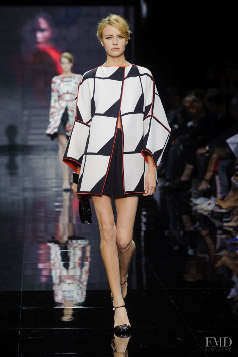 Phenelope Wulff featured in  the Armani Prive fashion show for Autumn/Winter 2014